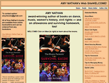 Tablet Screenshot of amynathanbooks.com